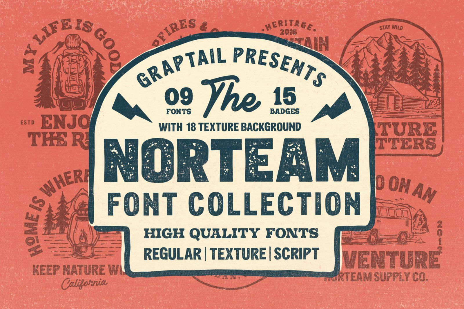 Norteam - Font Collection — image 1