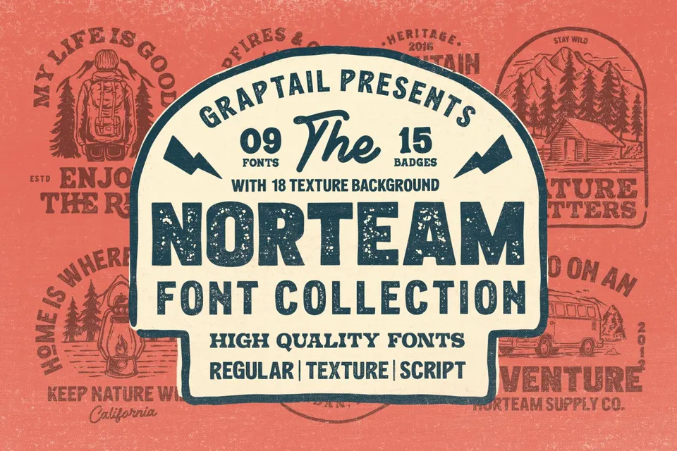 Norteam - Font Collection