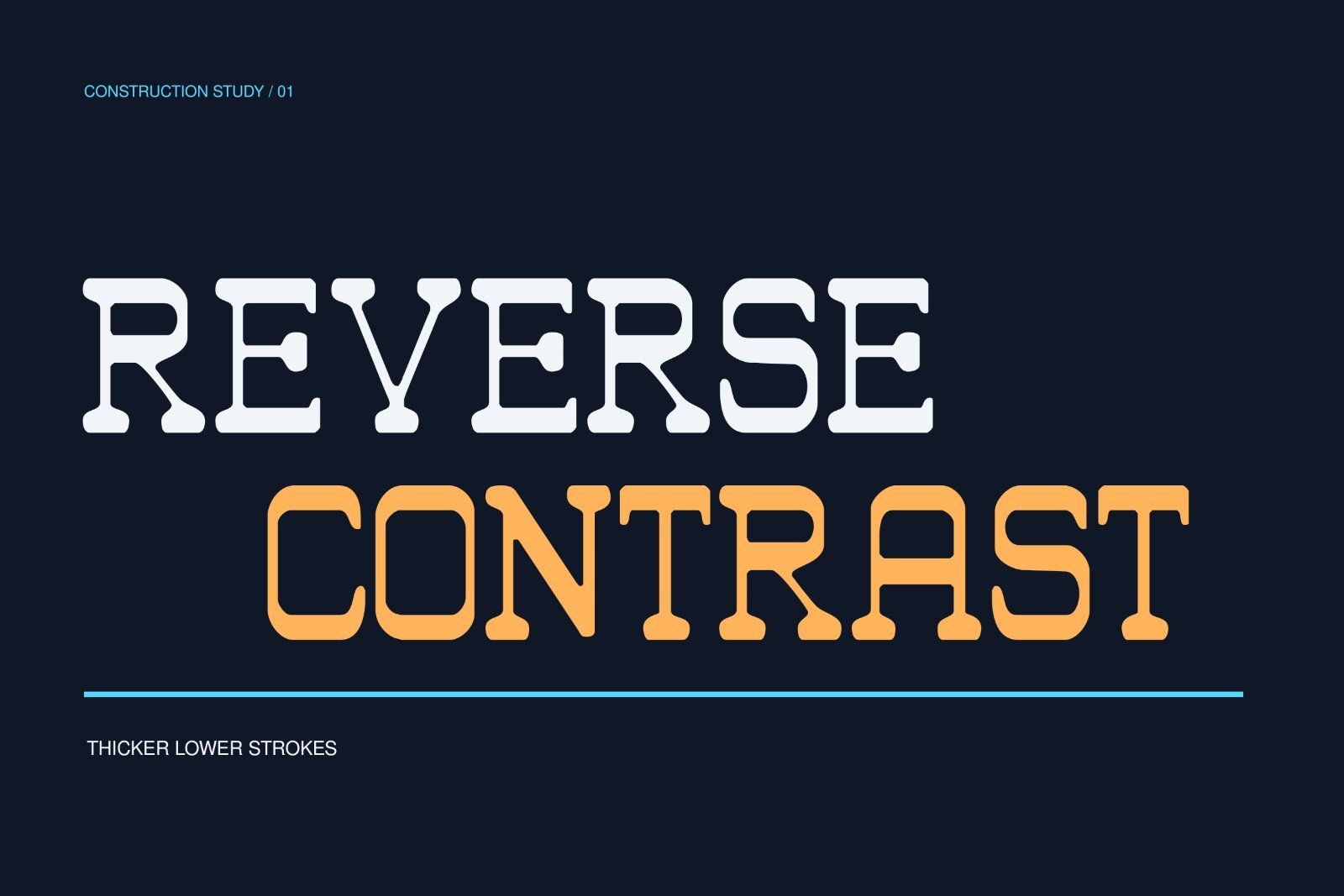 Lucky Chrome | Reverse Contrast Slab Serif Font — image 8