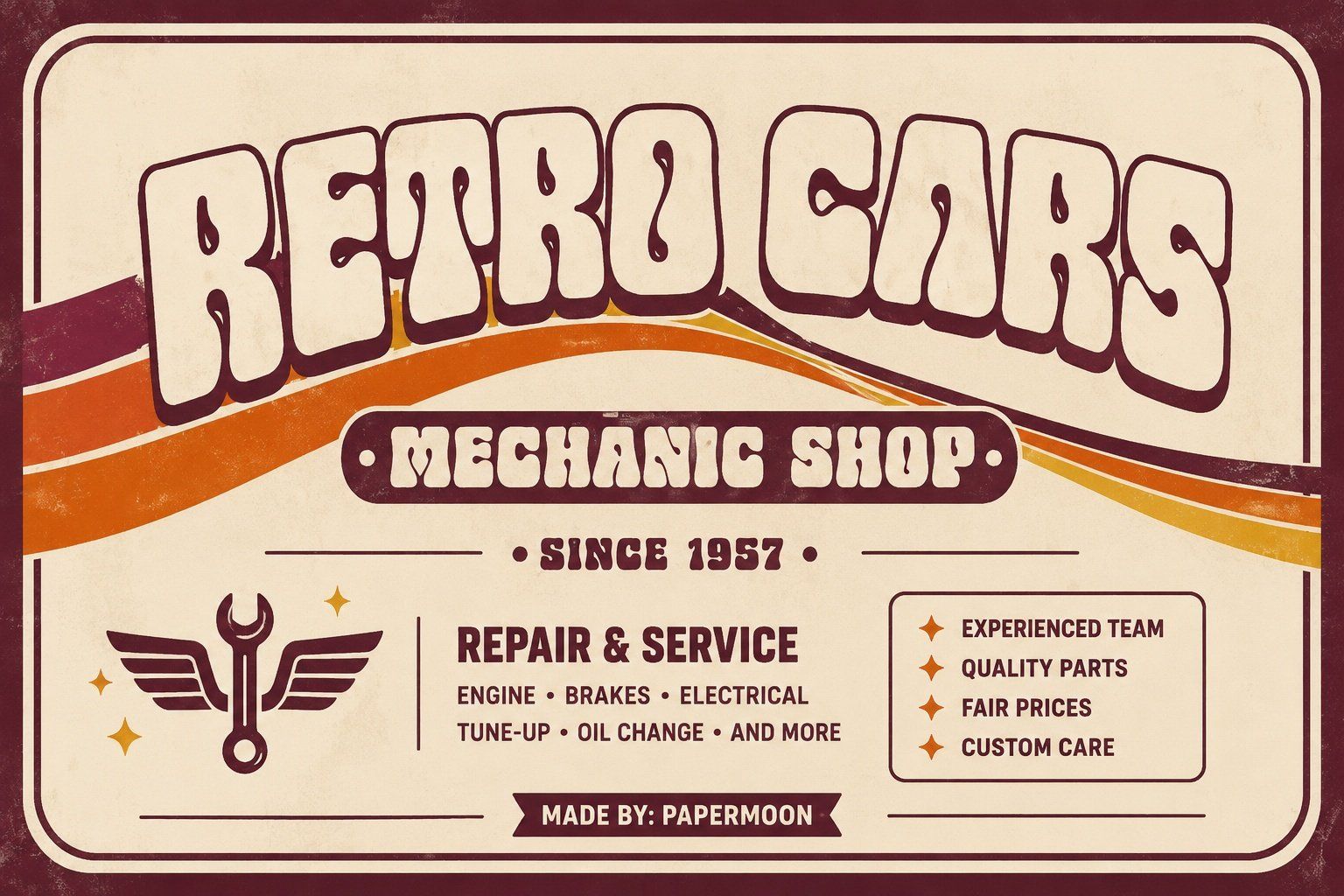 Mellow Tone | Retro Psychedelic Display Font — image 12