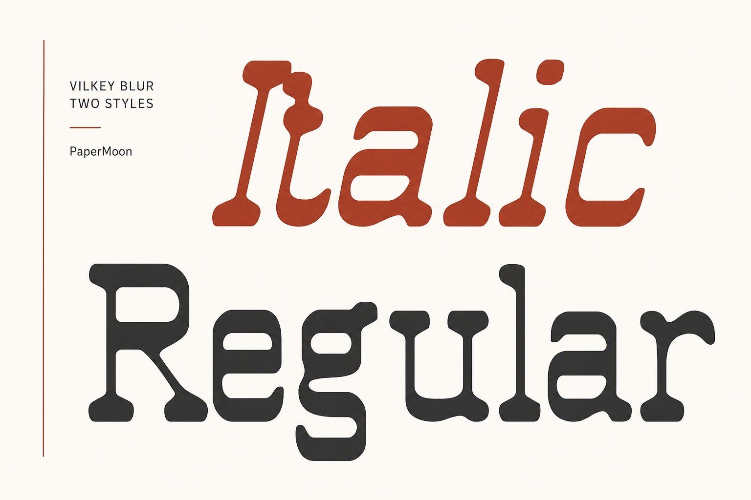 Lucky Chrome | Reverse Contrast Slab Serif Font — image 5