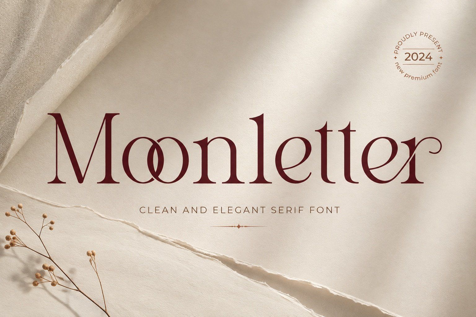 Moonletter | Elegant Luxury Serif Font — image 7