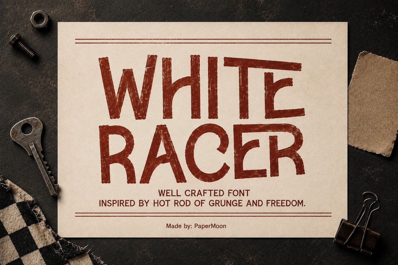 Overtake | Retro Racing Display Font — image 5