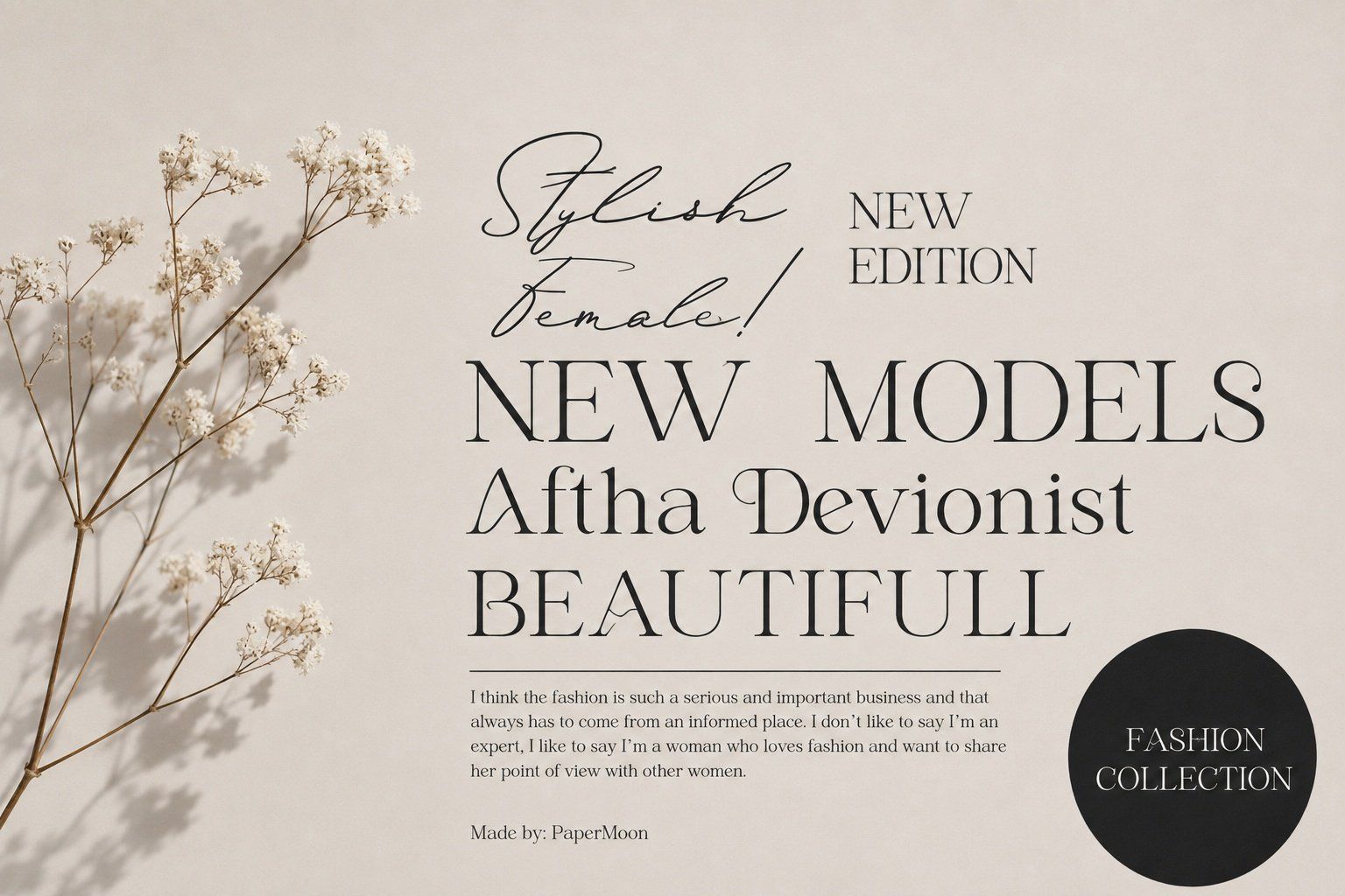 Moonletter | Elegant Luxury Serif Font — image 3
