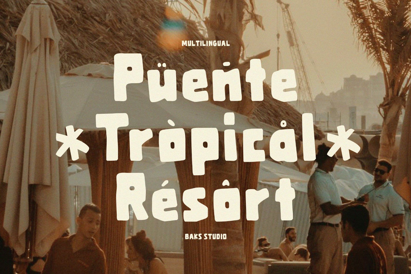 Raves Laguna | Handmade Retro Font