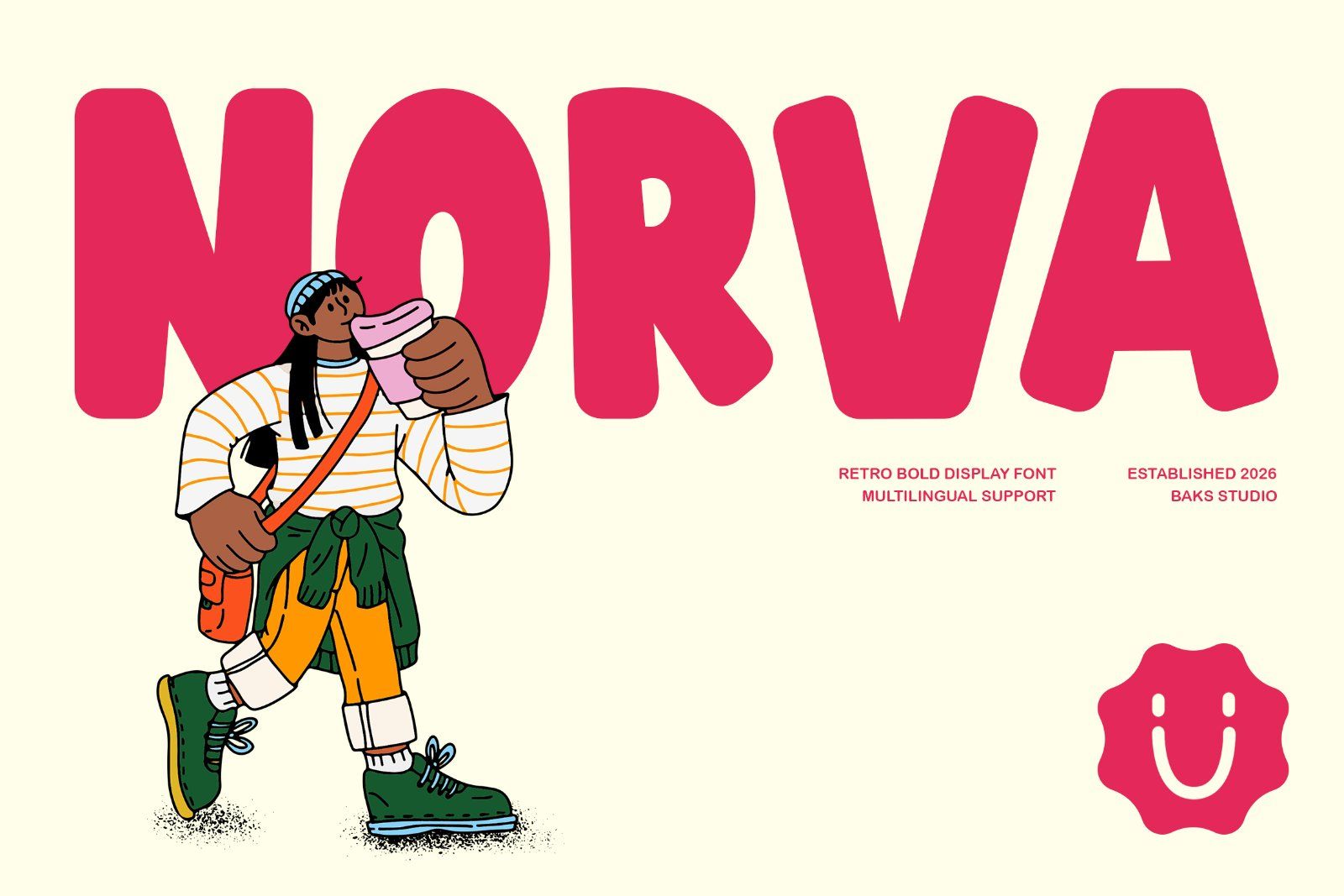 Norva | Retro Bold Display Font