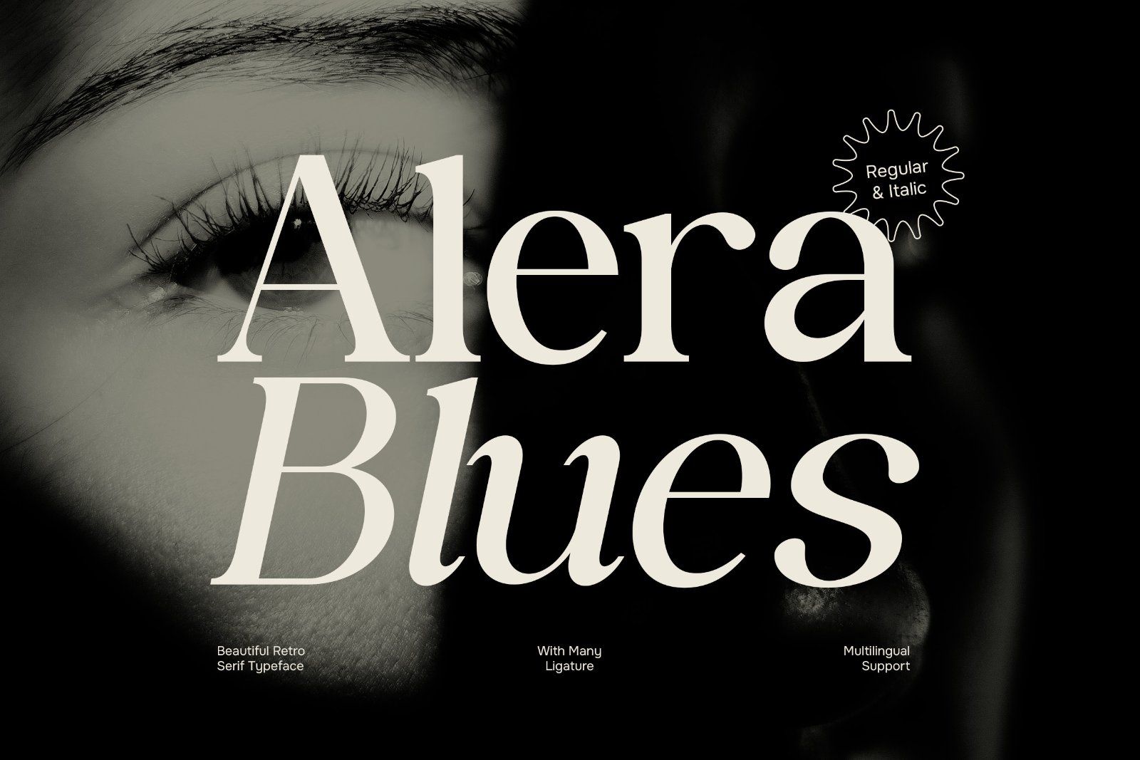 Alera Blues - Beautiful Retro Serif Font — image 1