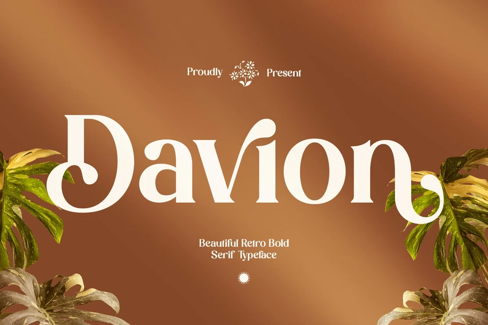 Davion - Retro Serif Font