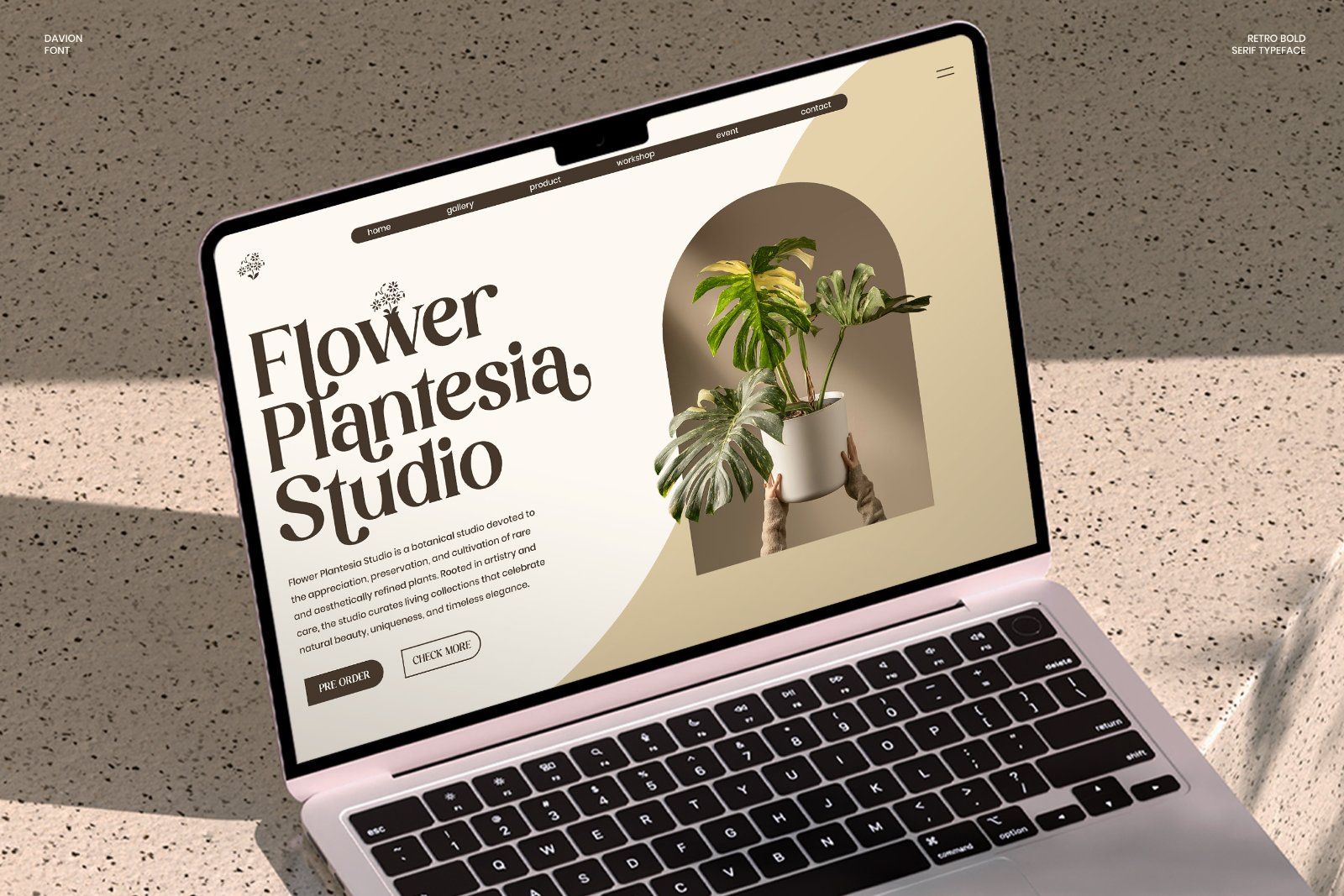 Davion - Retro Serif Font — image 4