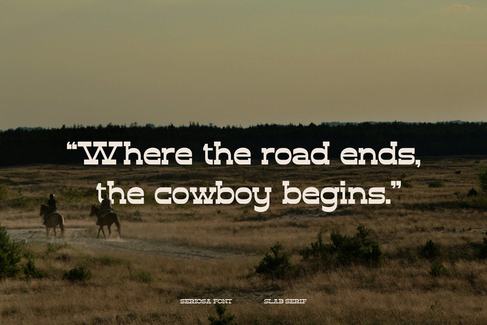 Seriosa - Retro Slab Serif Font — image 5