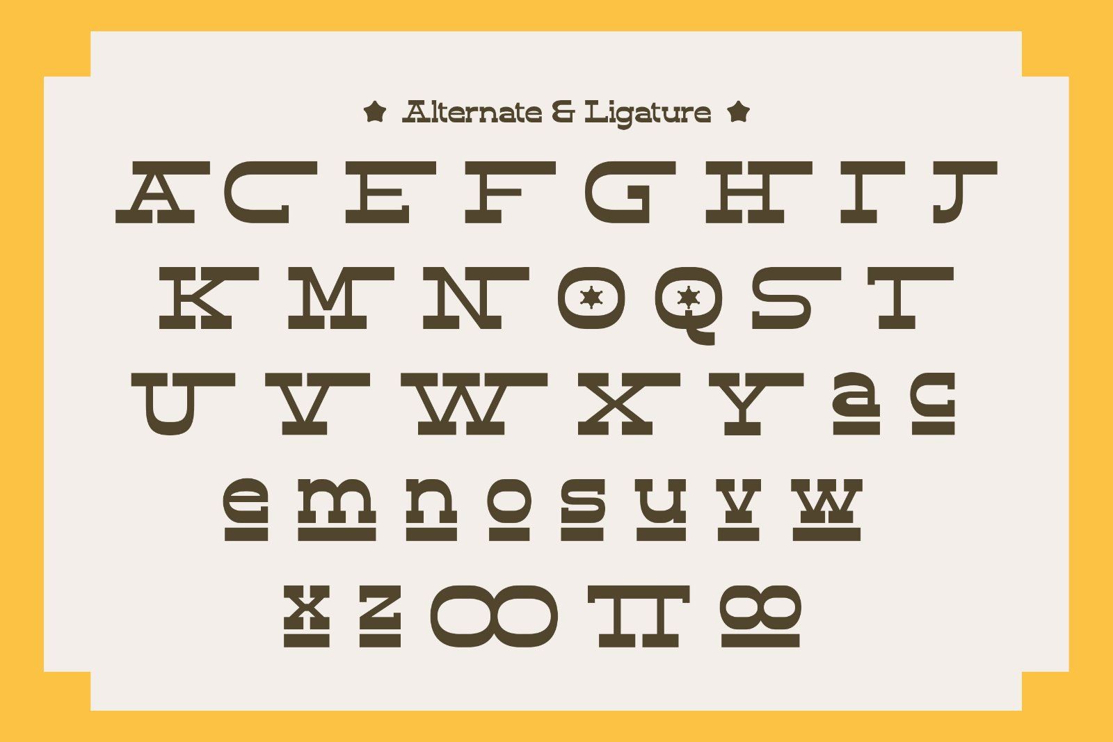 Seriosa - Retro Slab Serif Font — image 9