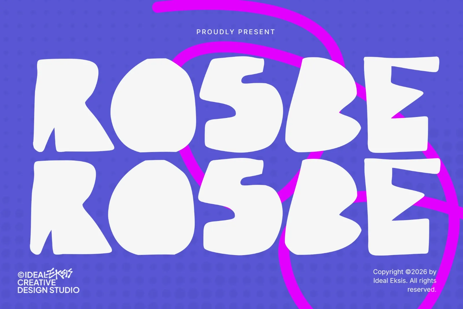 ROSBE - Bold Playful Display Typeface — image 1