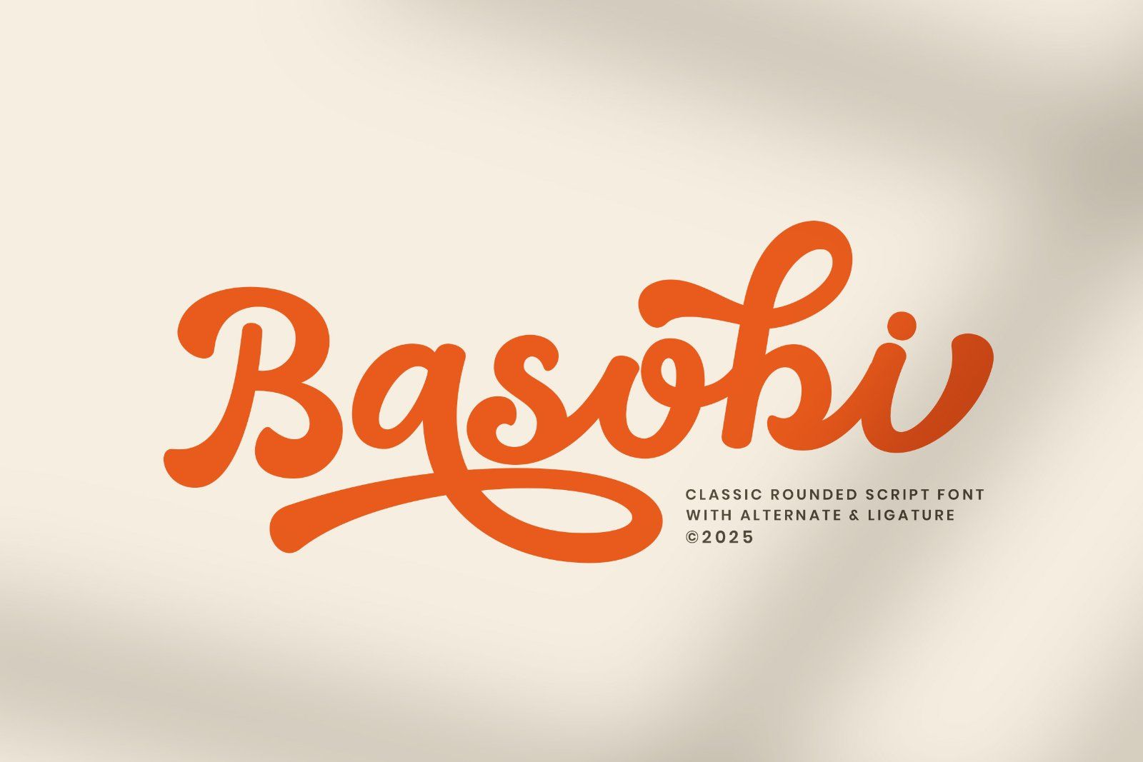 Basobi - Rounded Script Font — image 1