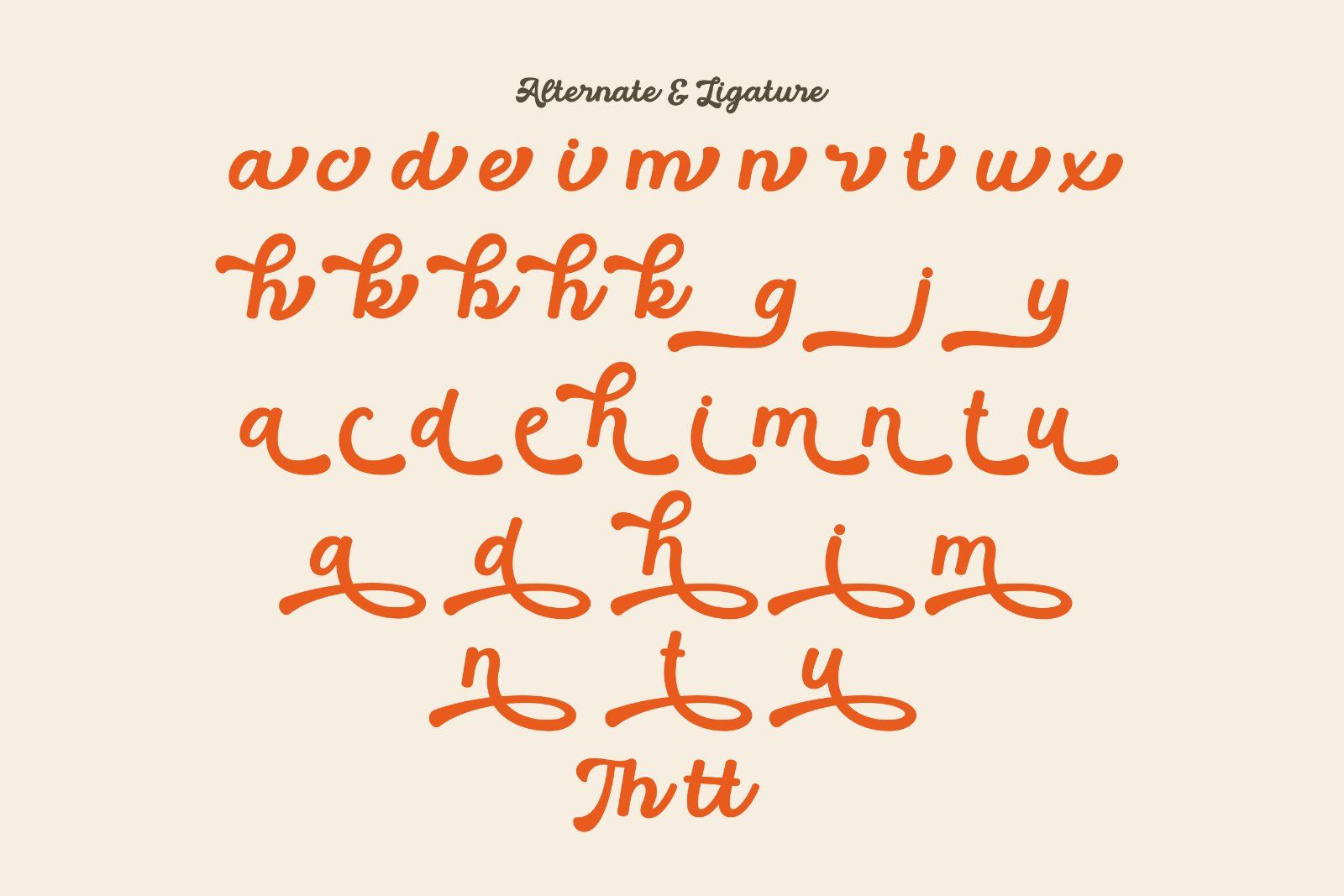 Basobi - Rounded Script Font — image 9
