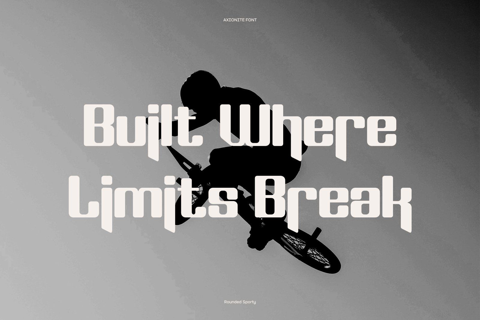 Axionite - Rounded Sport Display Font — image 4