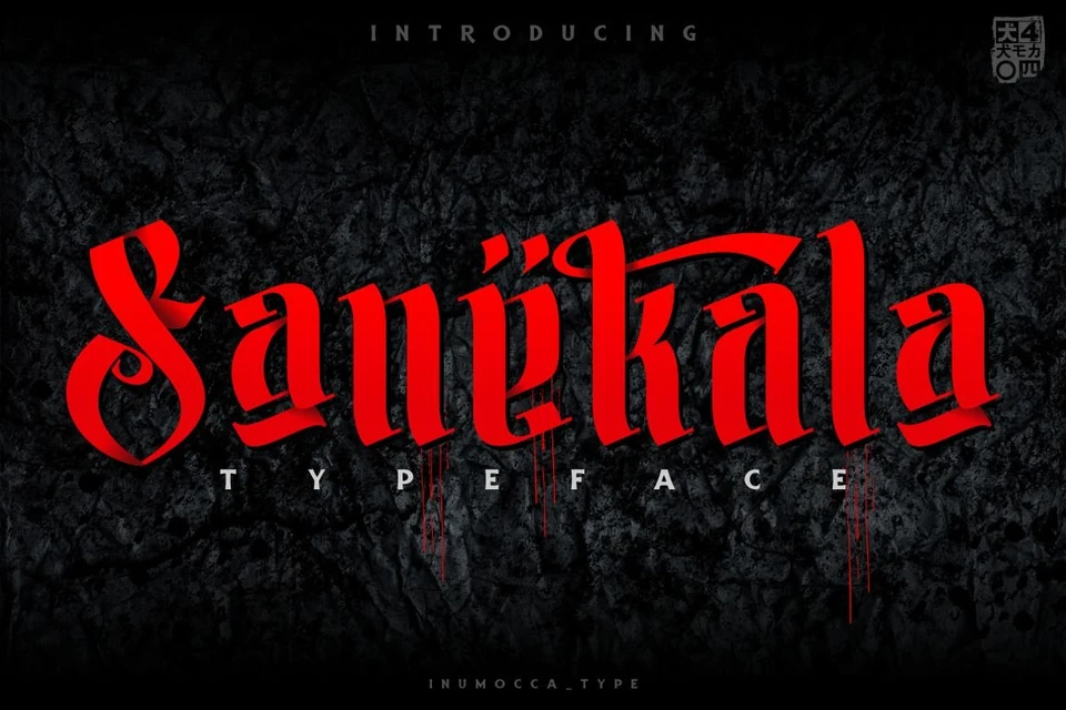 Sanekala Typeface