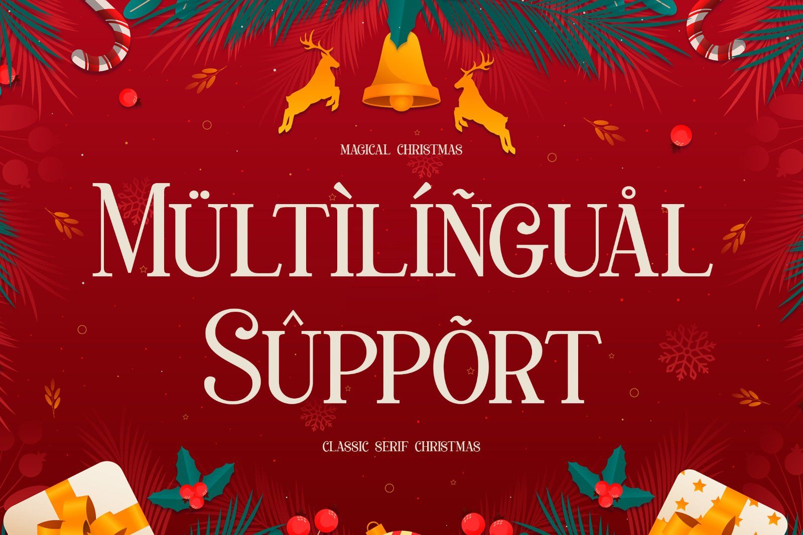 Magical Christmas | Classic Serif for Christmas