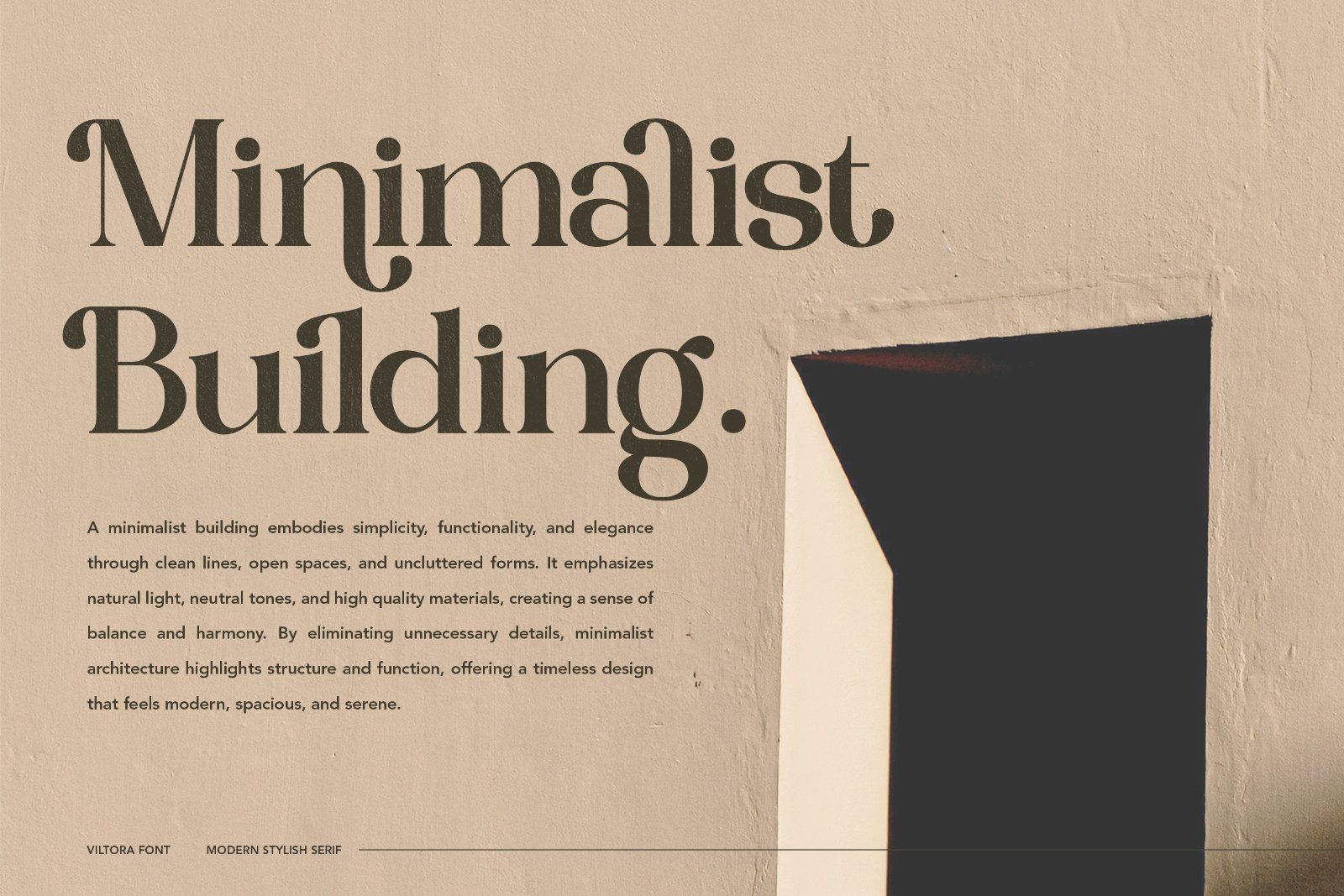Viltoria - Stylish Serif Font — image 2