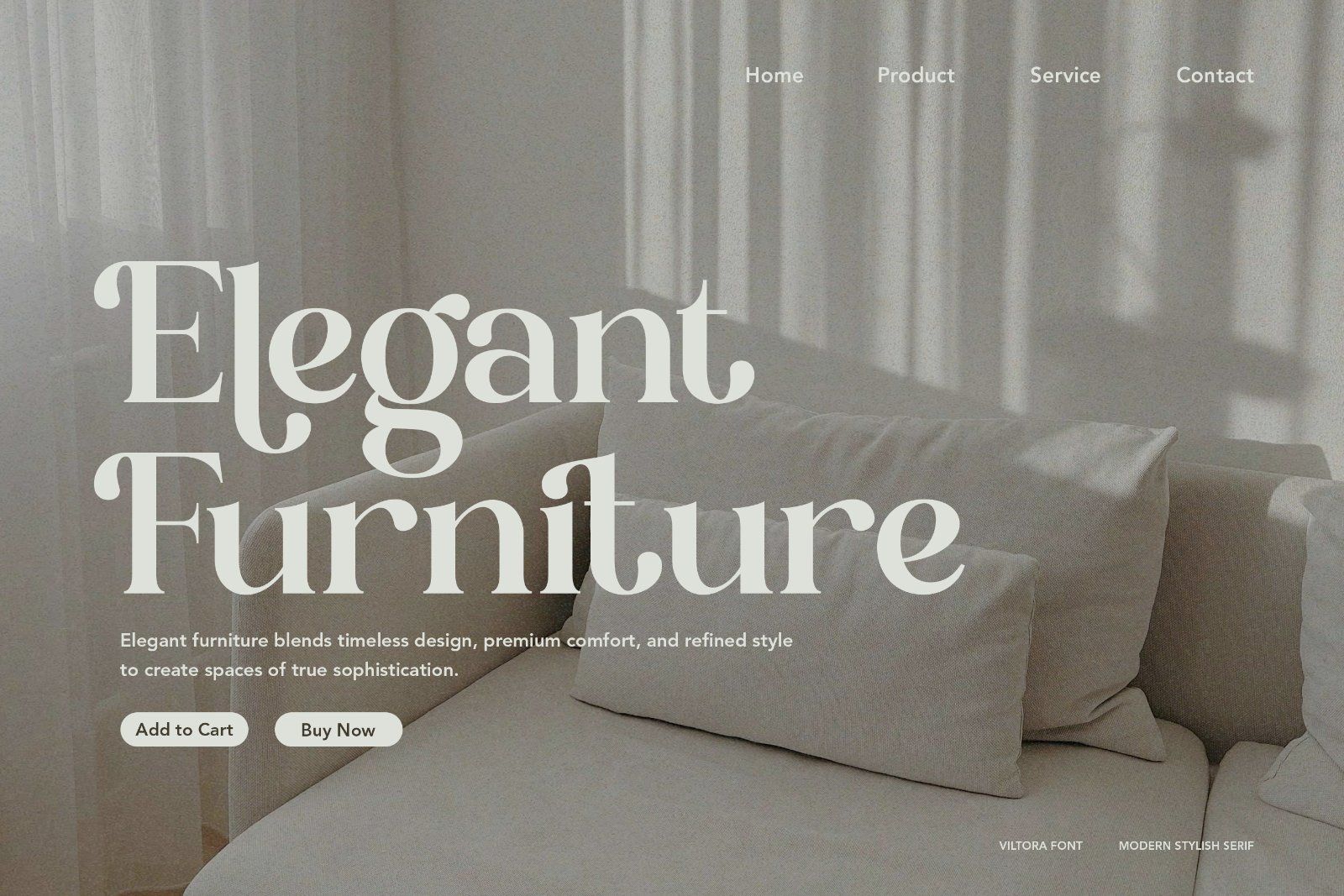 Viltoria - Stylish Serif Font — image 5