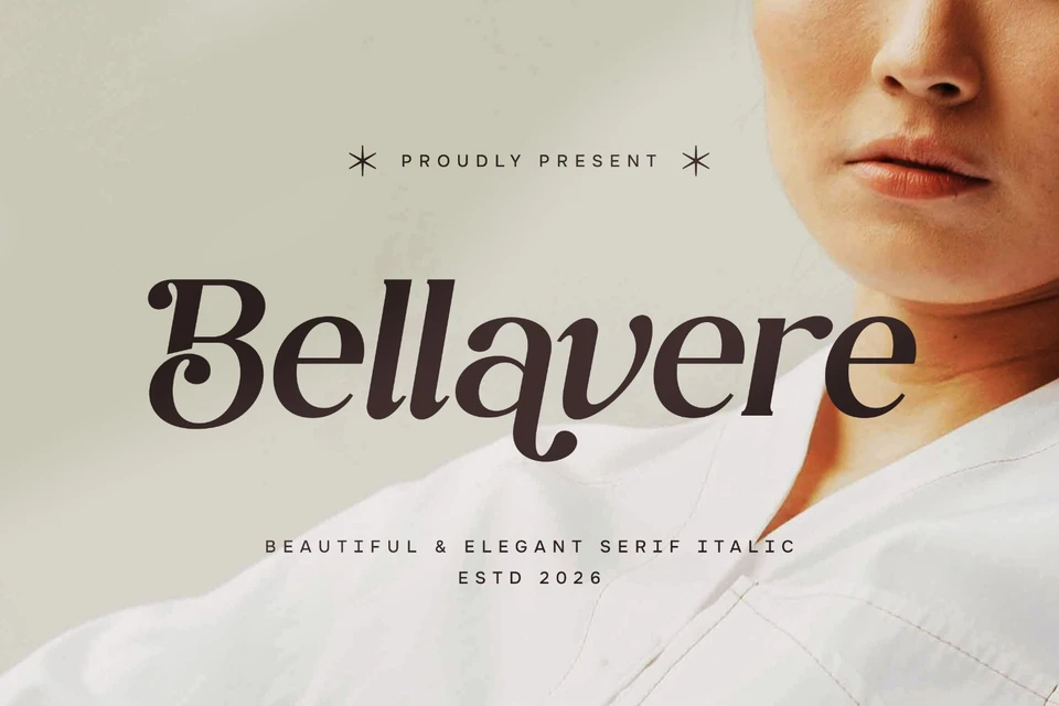 Bellavere - Elegant Italic Serif Font