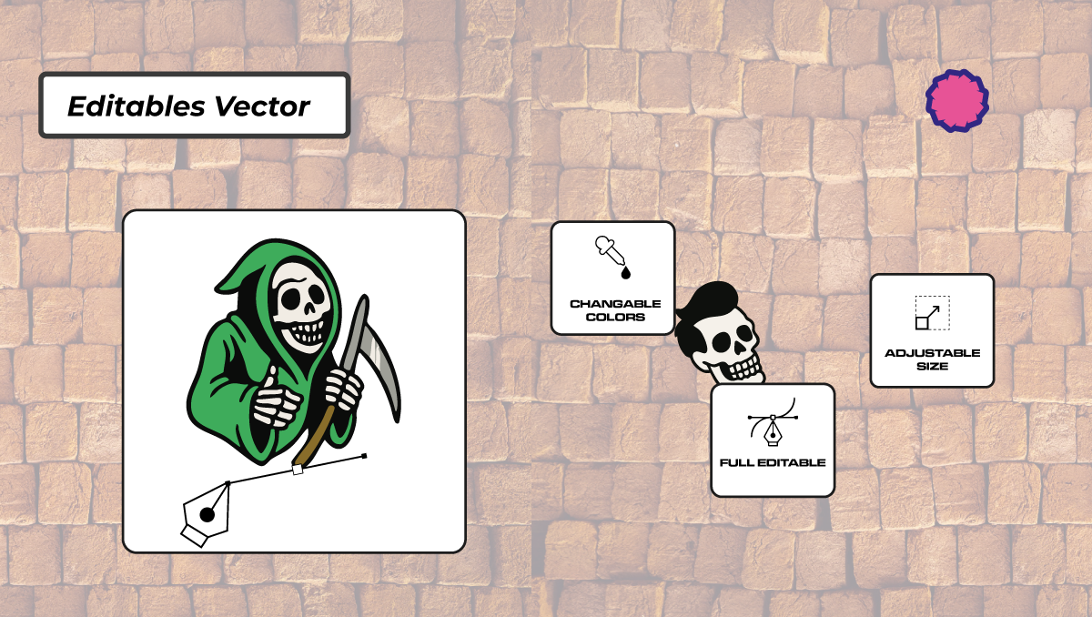 Icons Skull - Bundle Vector Files - PNG & SVG — image 3