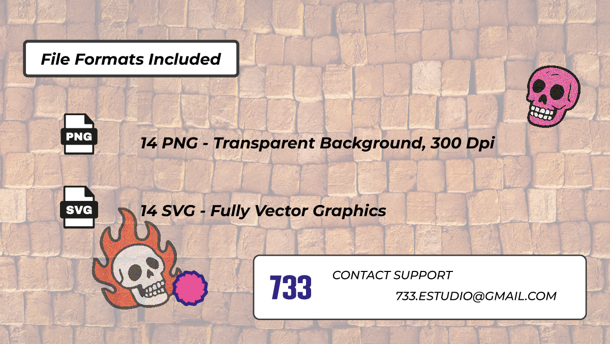 Icons Skull - Bundle Vector Files - PNG & SVG — image 5
