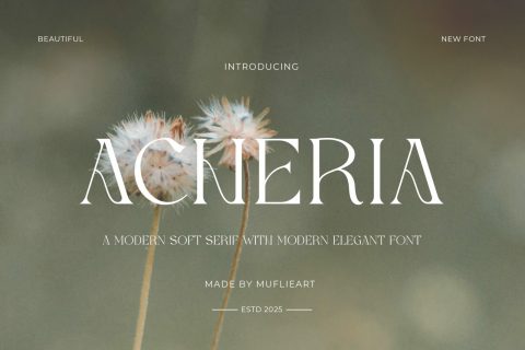 Acheria - Modern Soft Serif