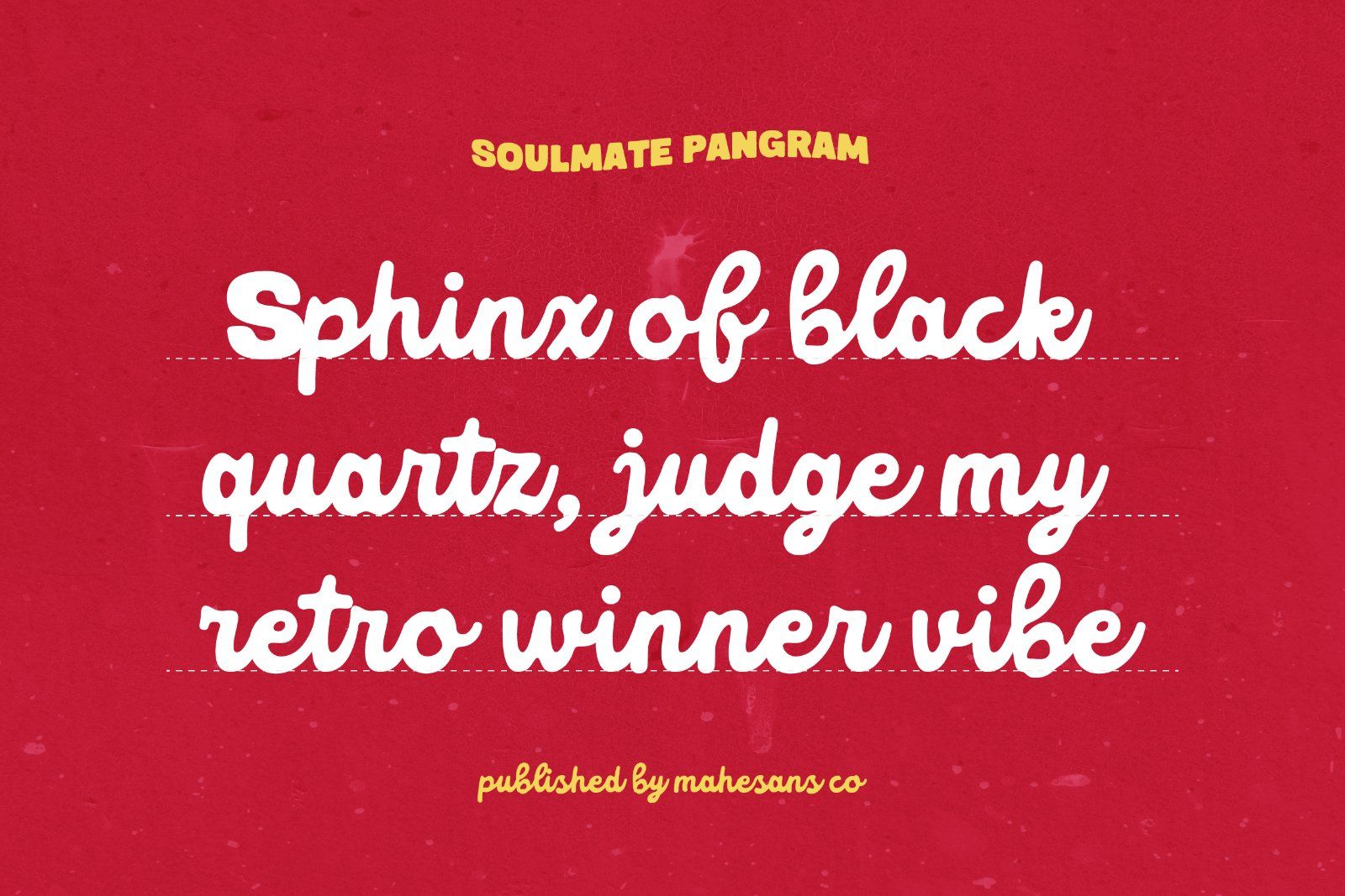 Soulmate Mode – Sans & Script Duo