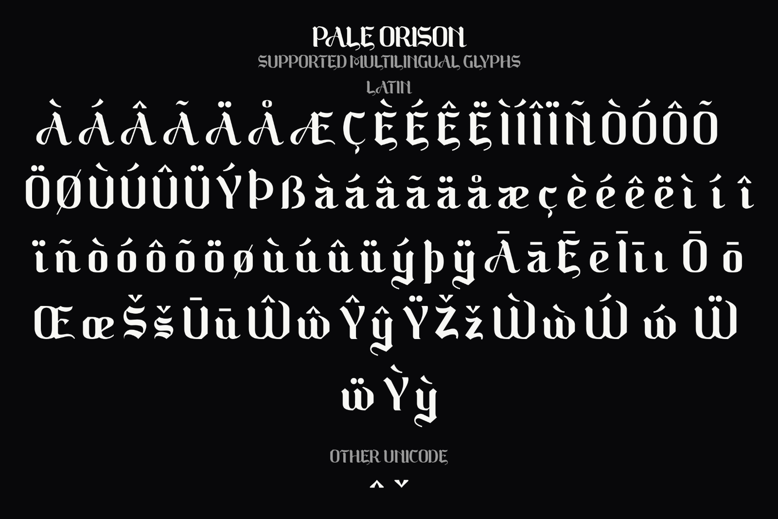Pale Orison | Bold Gothic Blackletter Display Font — image 6
