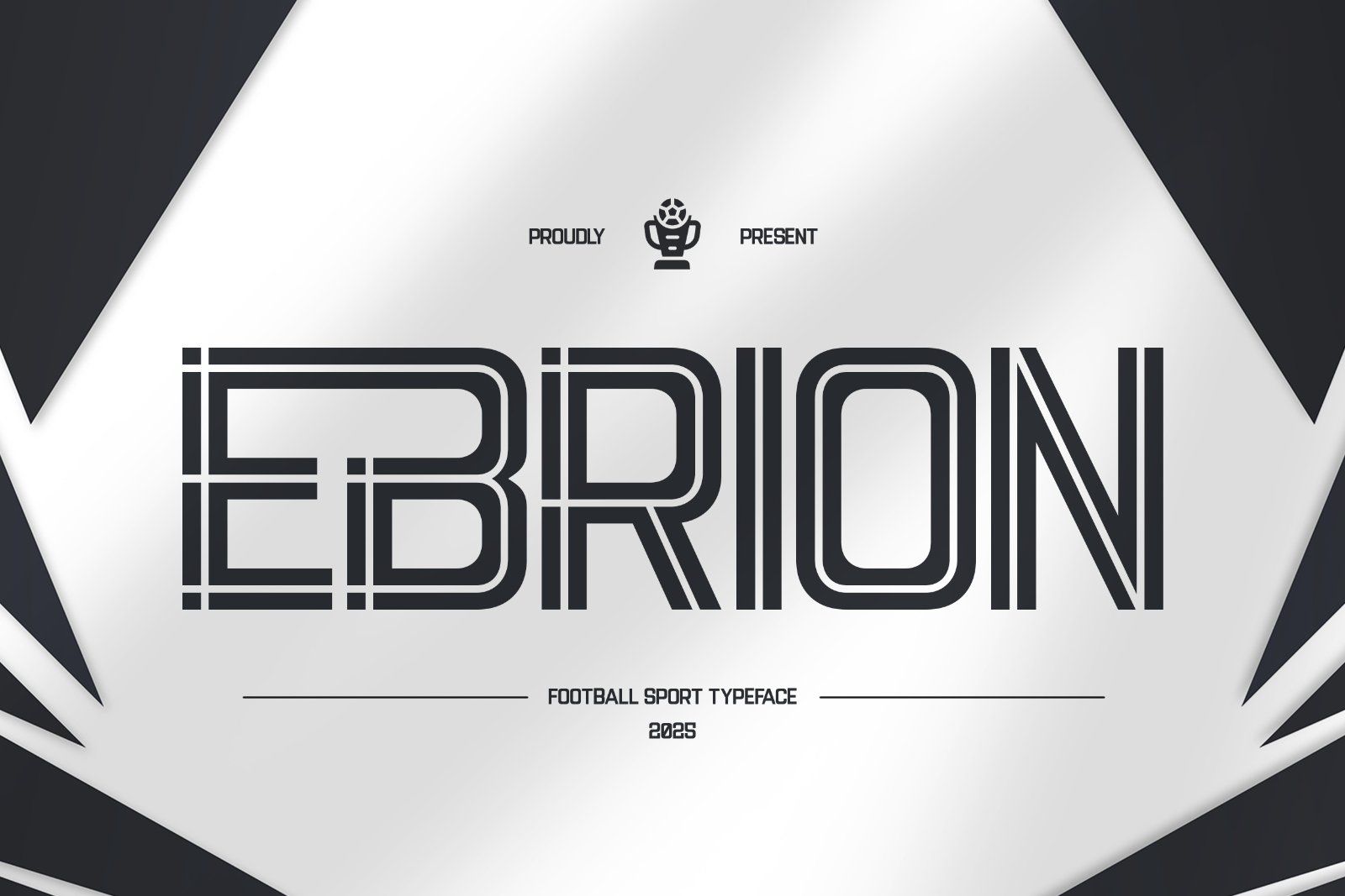Ebrion - Football Sport Display Font — image 1