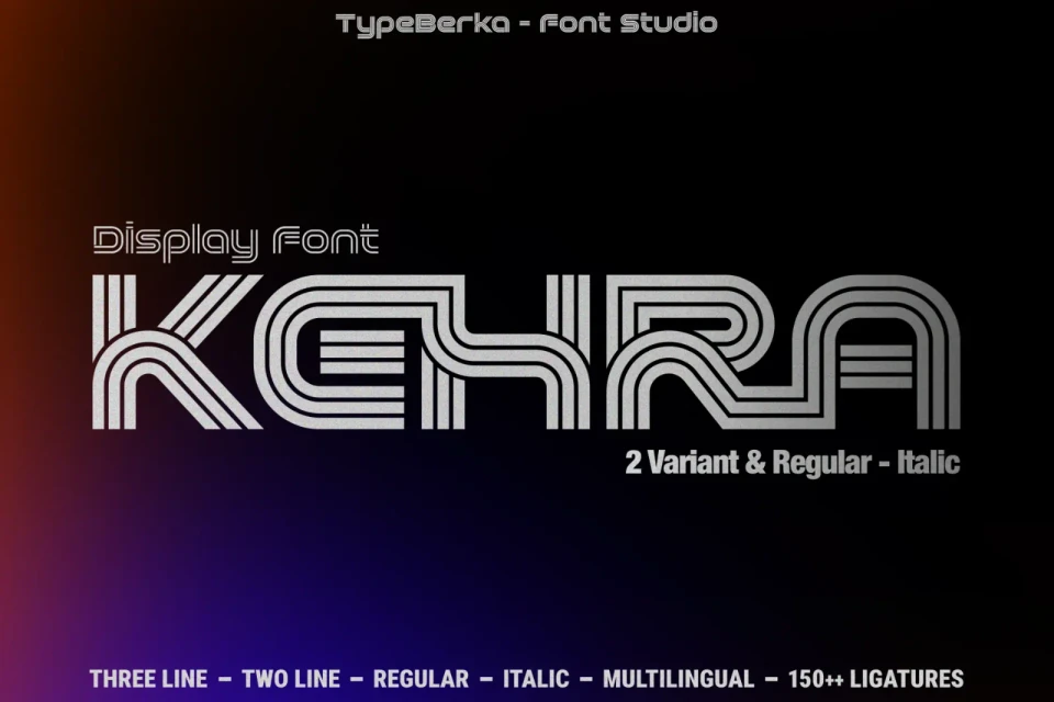 KEHRA - Sport Font Display