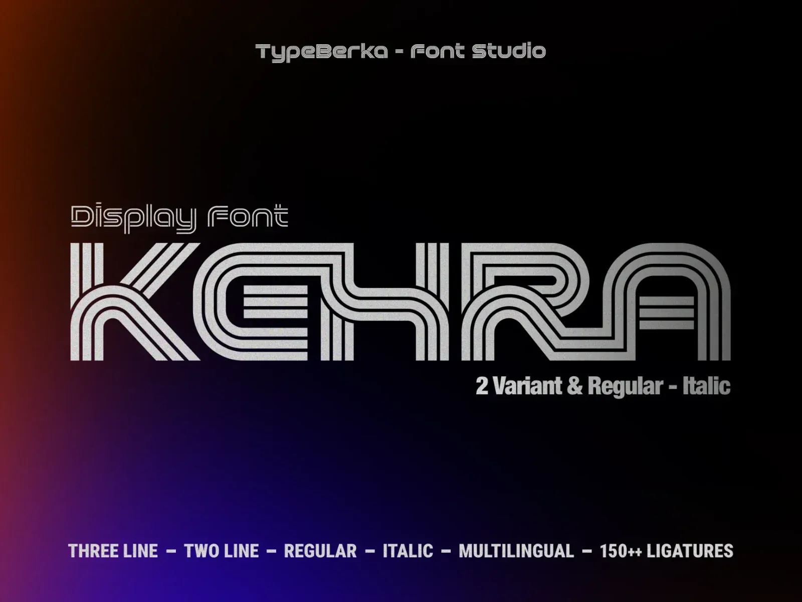 KEHRA - Sport Font Display