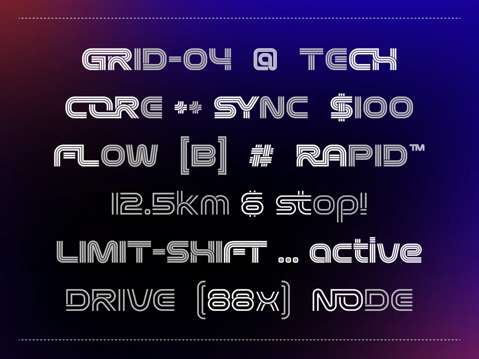 KEHRA - Sport Font Display