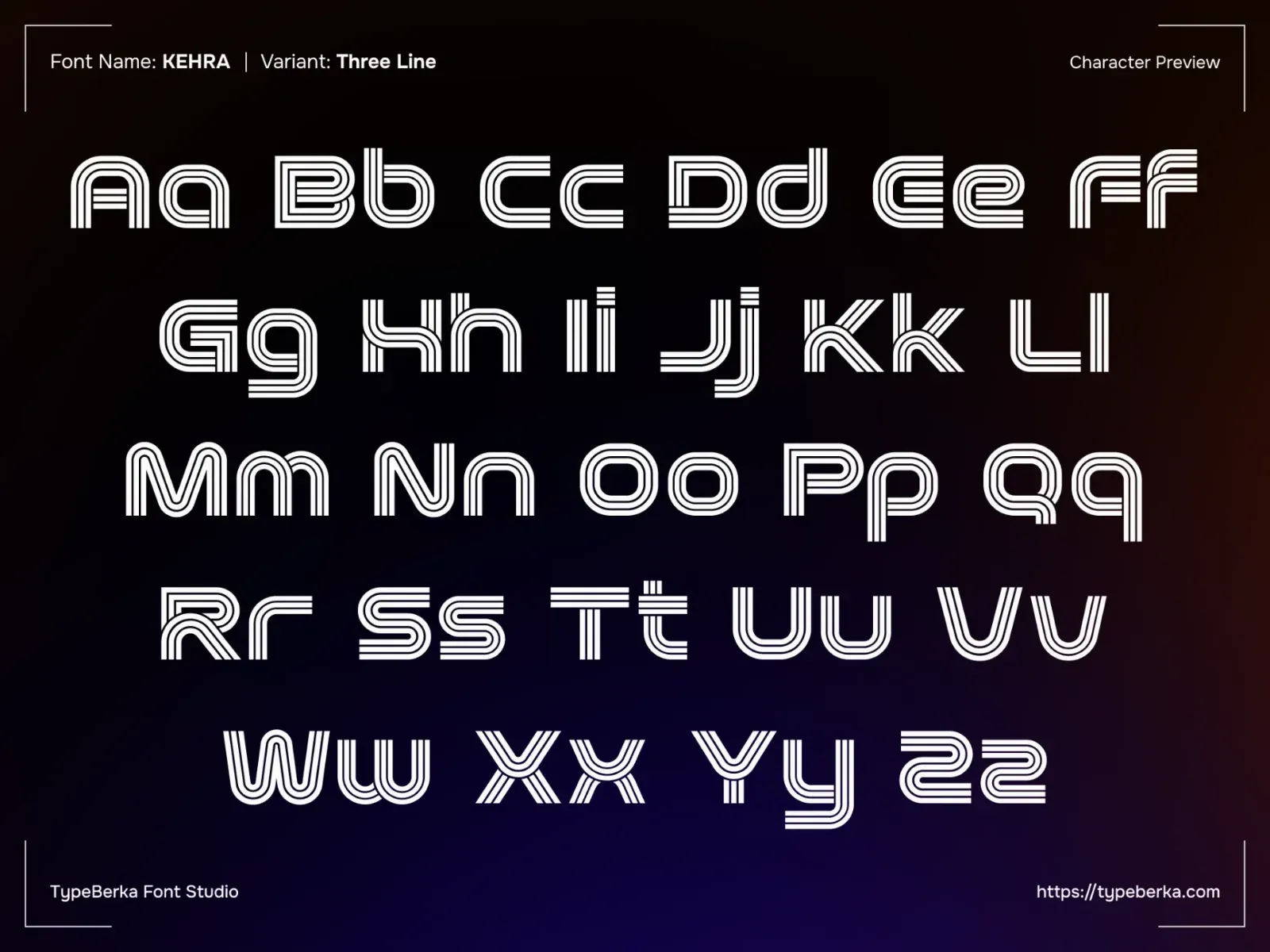 KEHRA - Sport Font Display