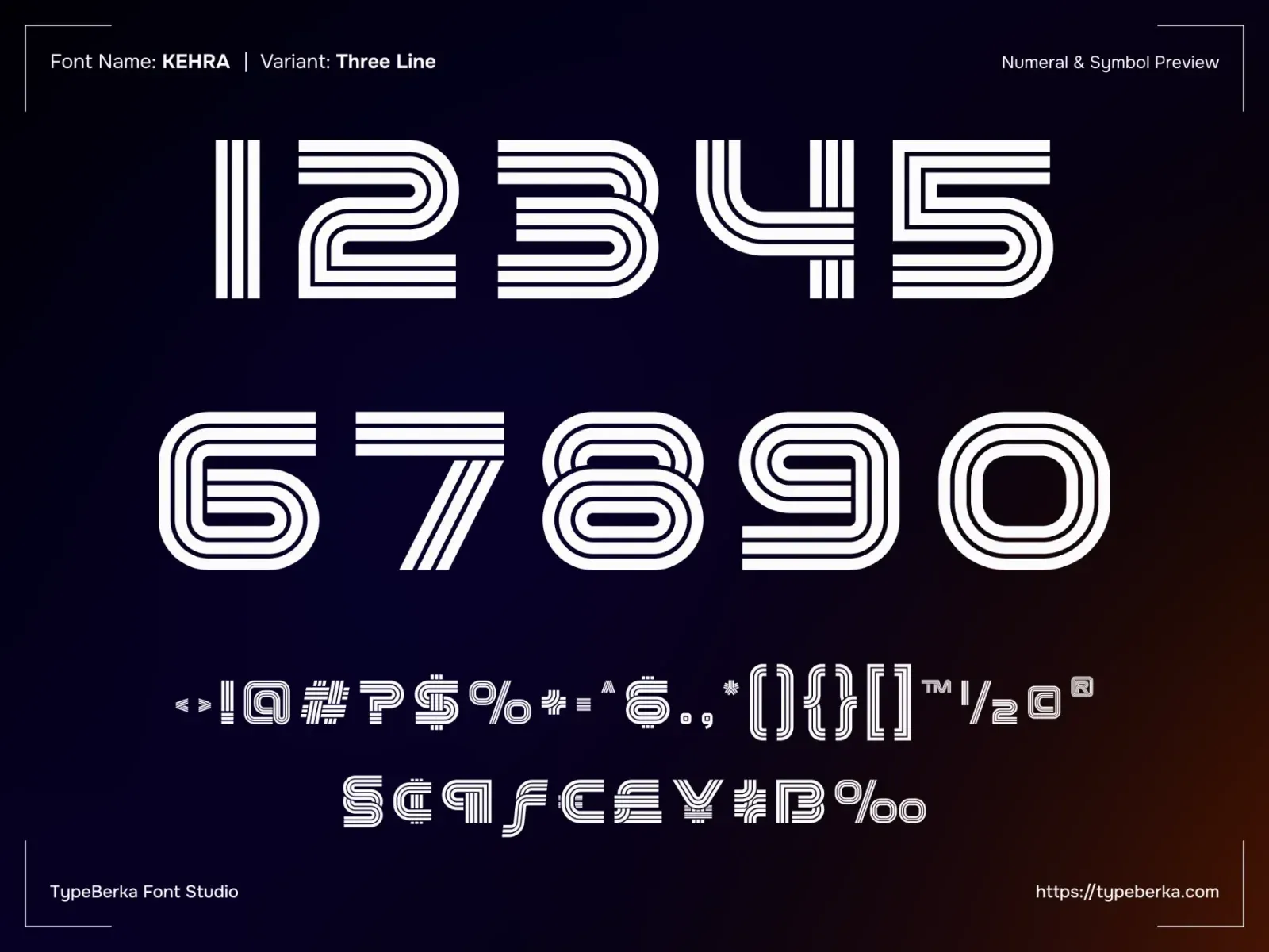 KEHRA - Sport Font Display