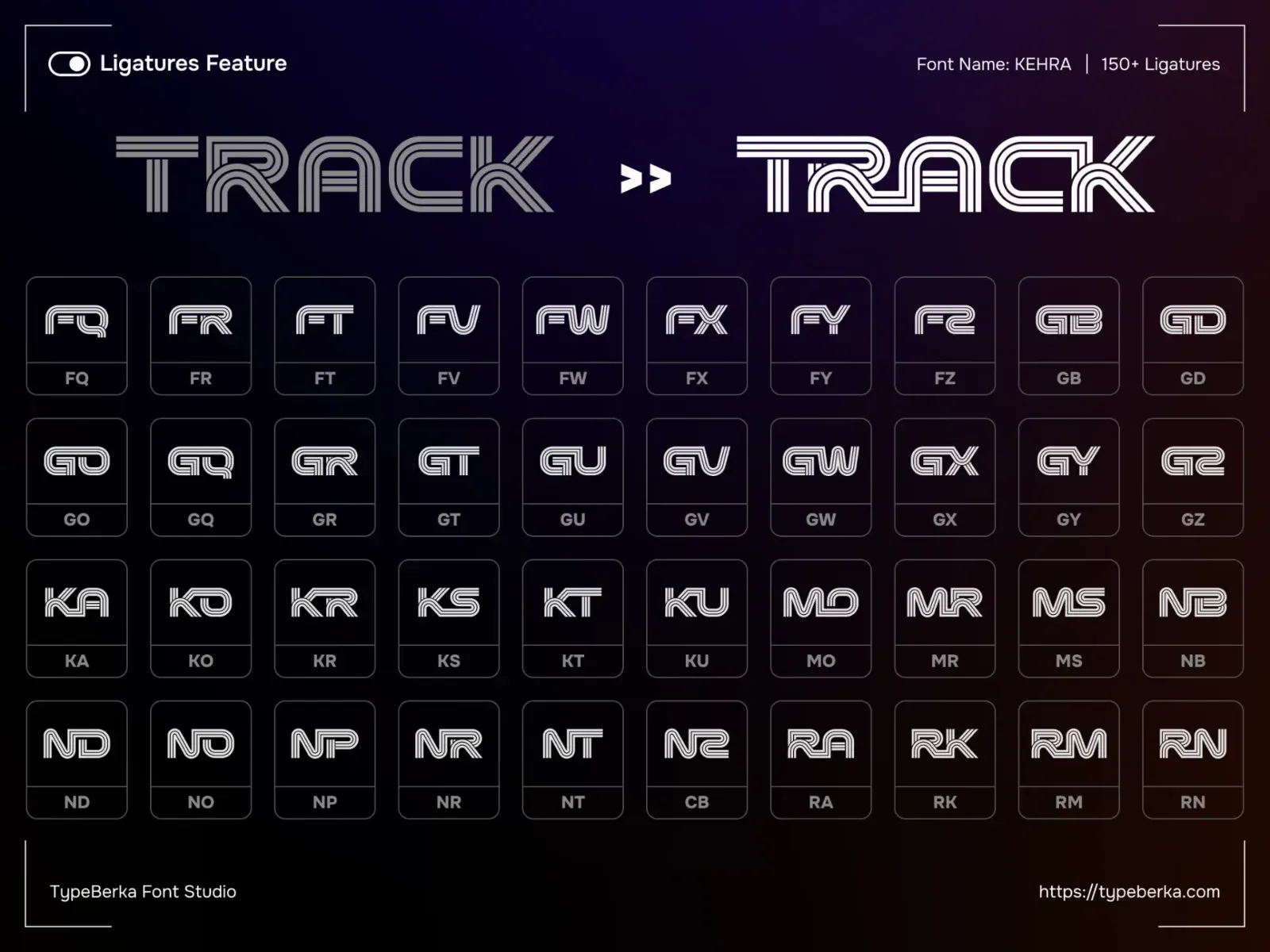 KEHRA - Sport Font Display