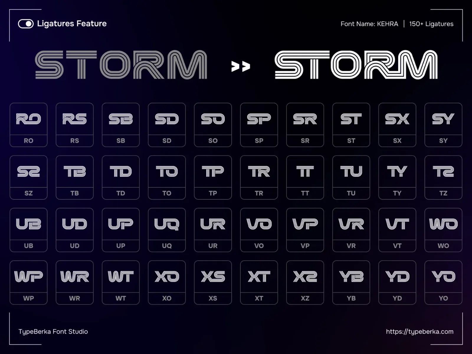 KEHRA - Sport Font Display