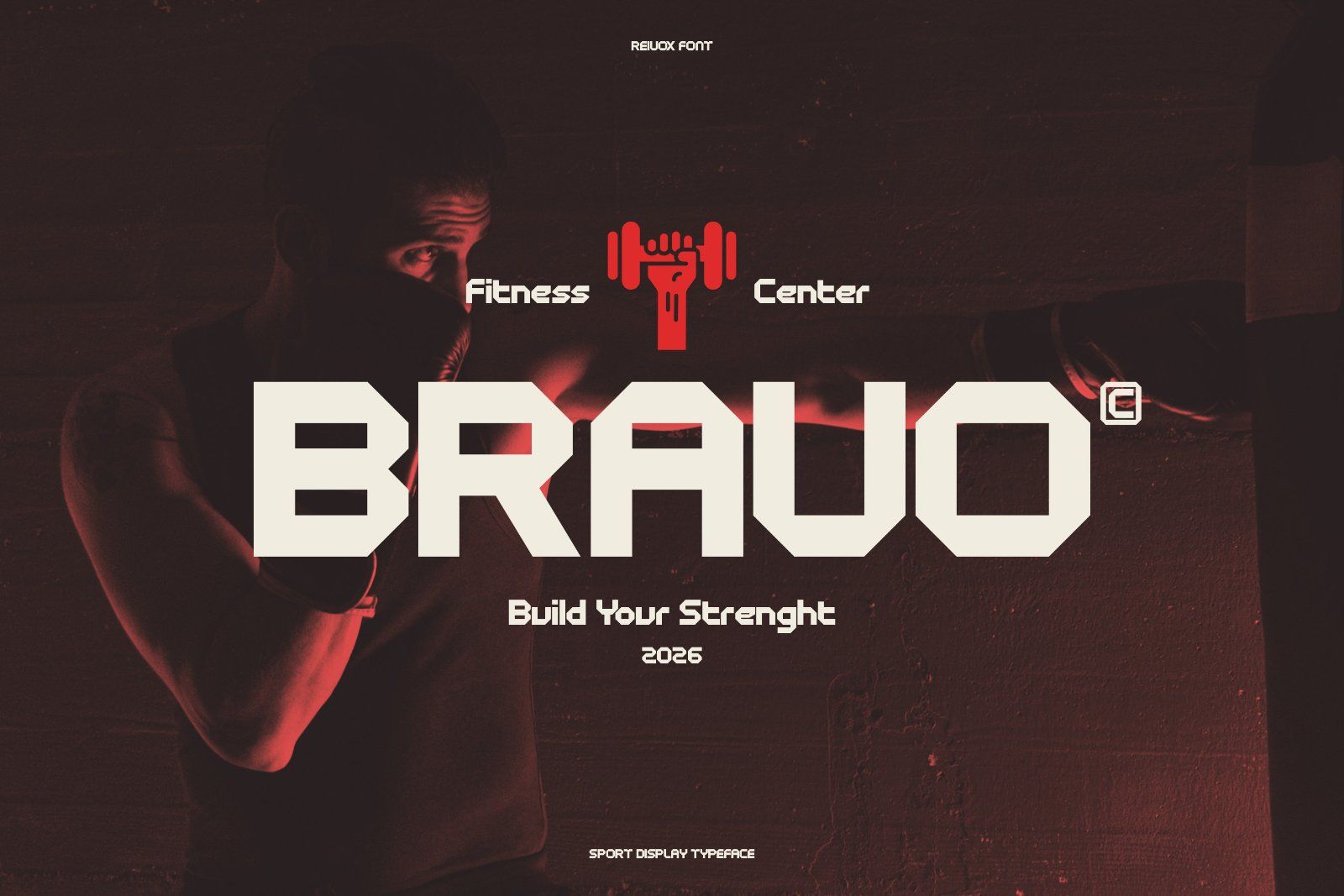 Reivox - Bold Sport Display Font — image 2