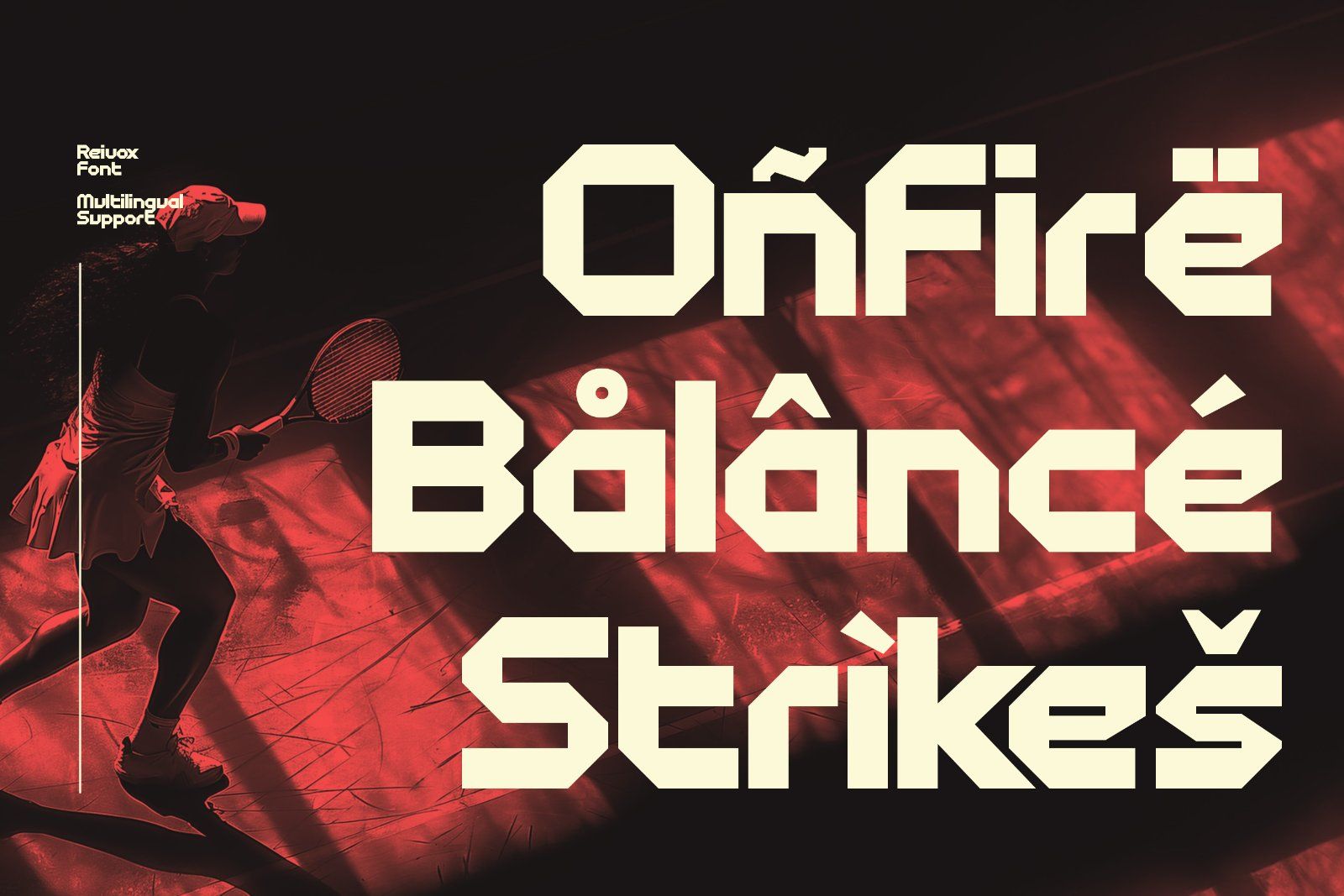 Reivox - Bold Sport Display Font — image 10