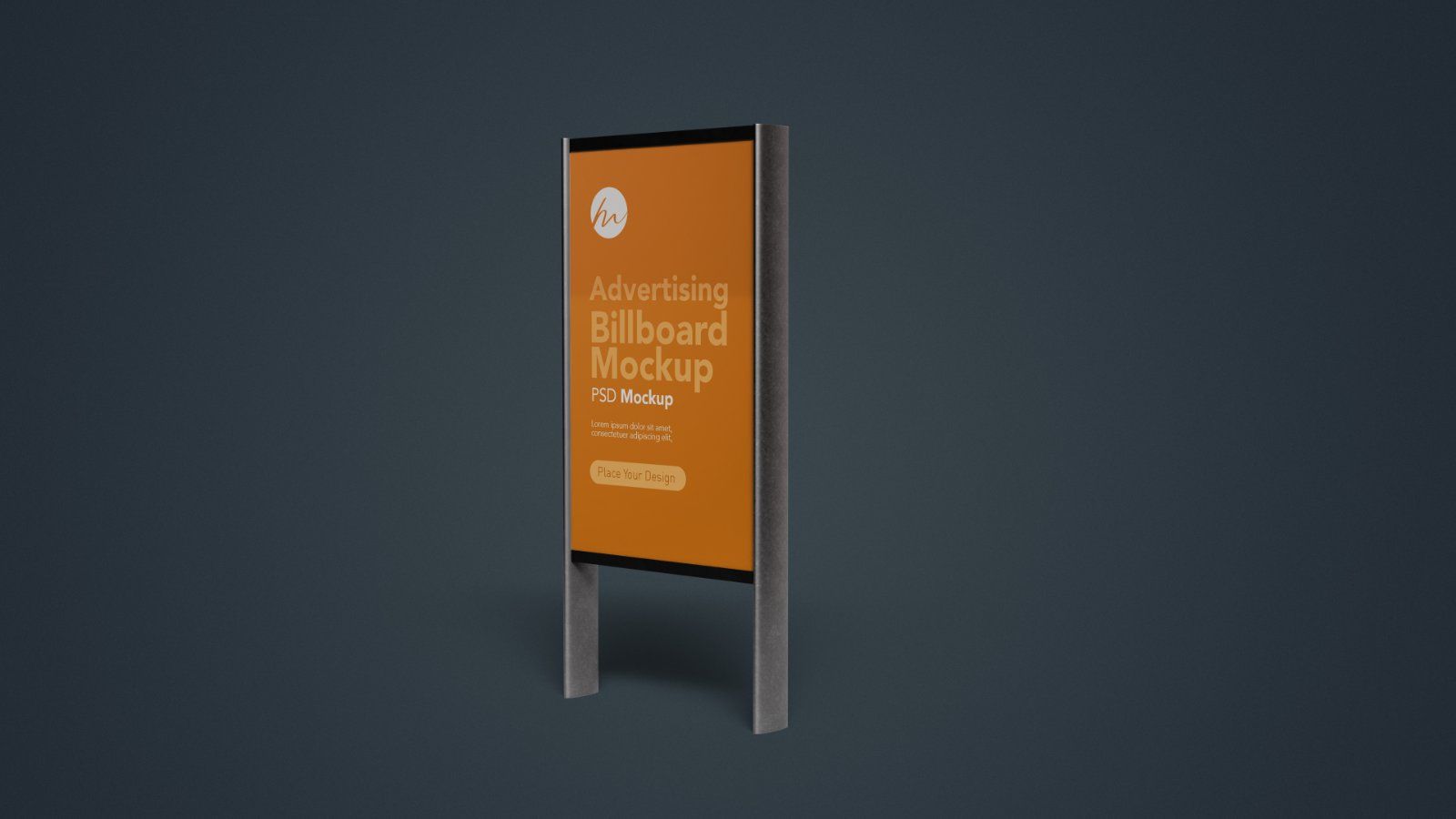 Street Advertising Billboard PSD Mockup - 5 PSDs — image 3