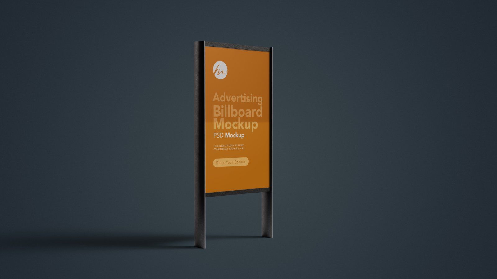 Street Advertising Billboard PSD Mockup - 5 PSDs — image 4