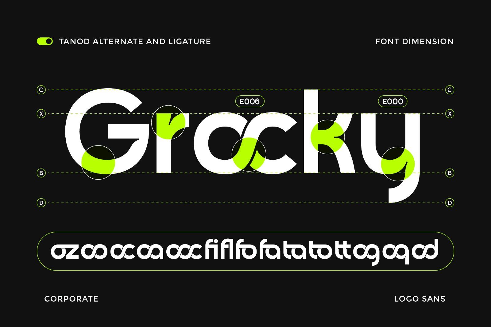 Tanod – Modern Corporate Logo Sans