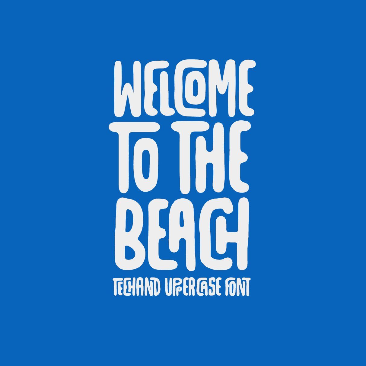 Teehand Uppercase Font