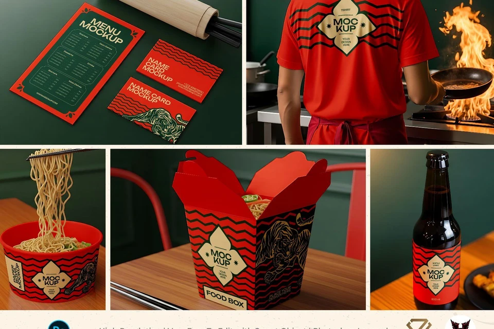 Premium Thai Resto Mockup