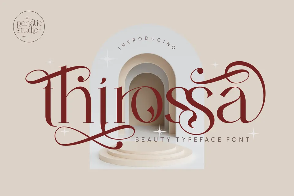 Thirossa _ Beauty Typeface