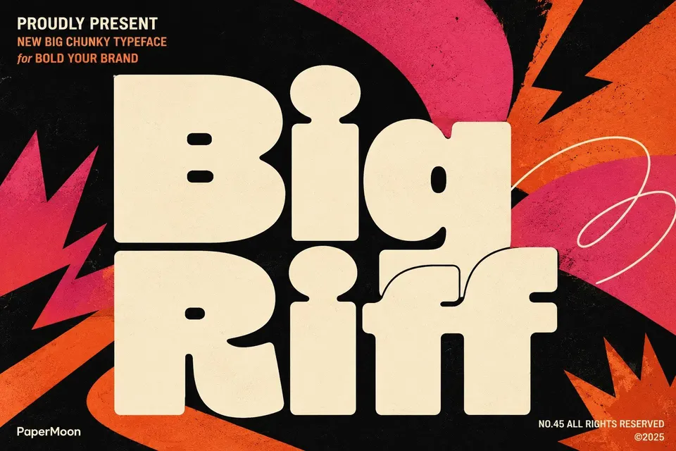 Big Riff | Bold Minimalist Display Font