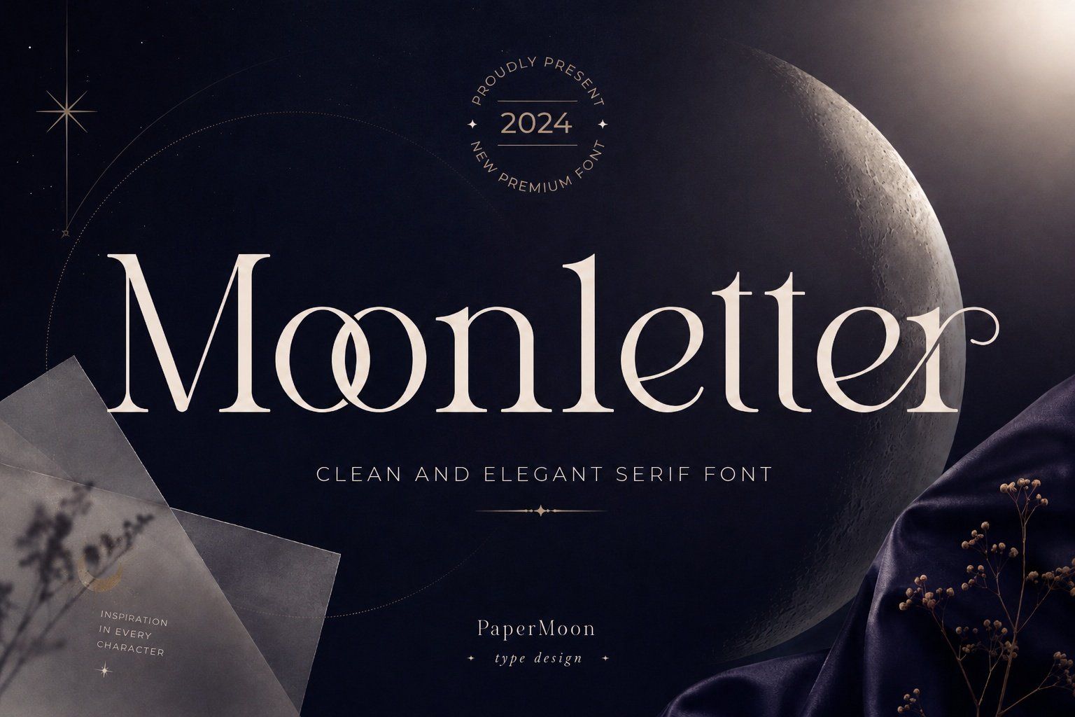 Moonletter | Elegant Luxury Serif Font — image 1