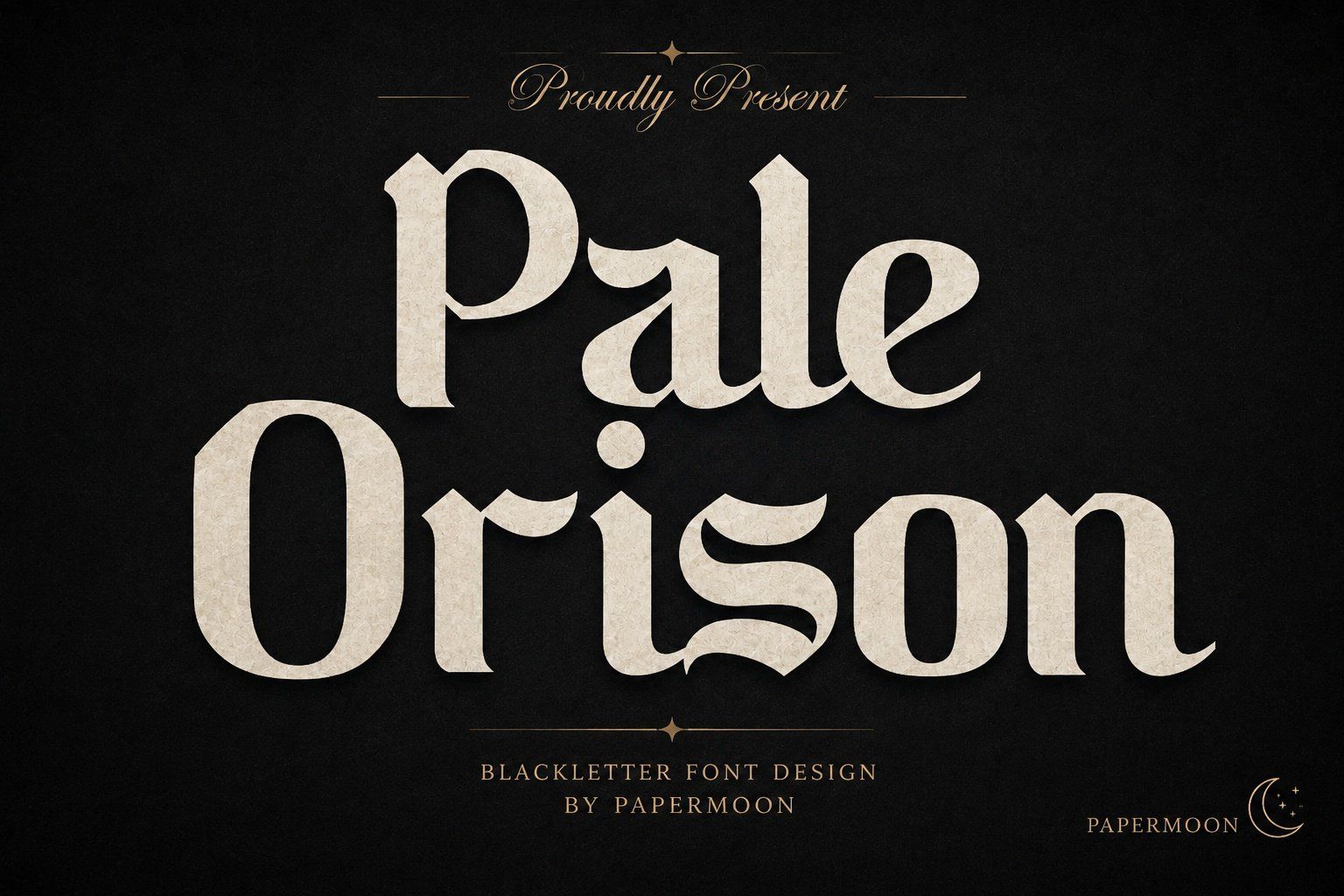 Pale Orison | Bold Gothic Blackletter Display Font — image 1