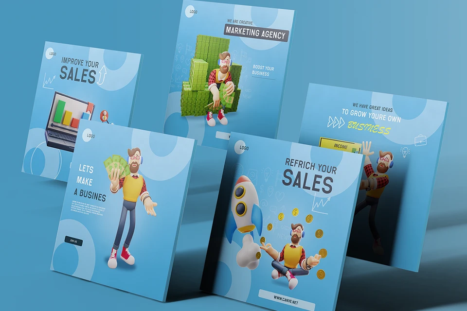 Marketing Social Media Template-011-21