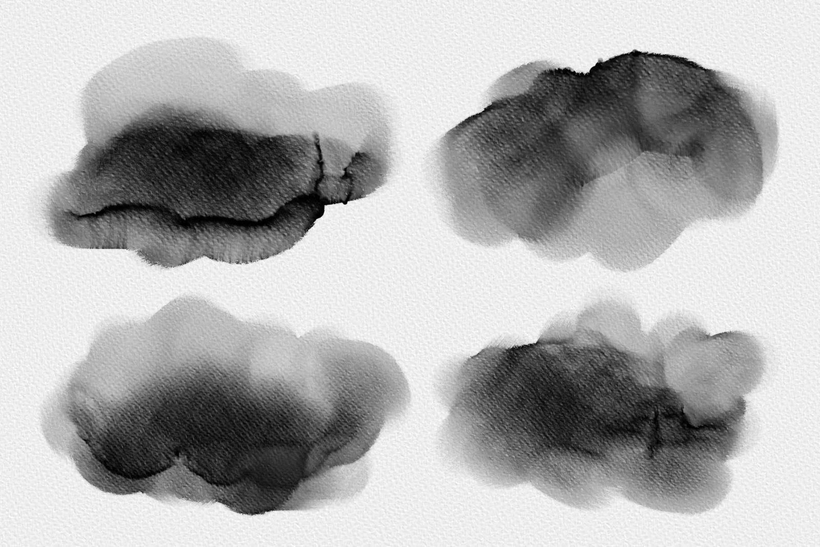 Realistic Watercolor Photoshop Brushes